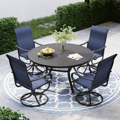 Four to Five Person Patio Dining Sets | Patio Table & Chairs