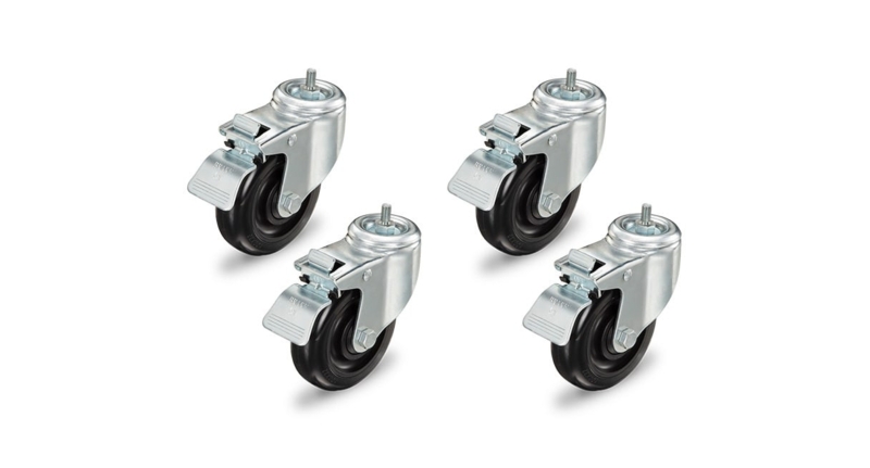 Furniture Caster Heavy Duty Locking Top Plate Mount Industrial