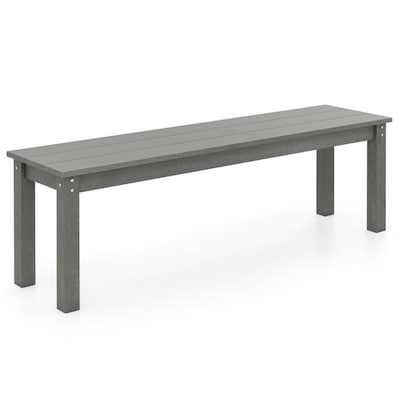 Garden Bench Lattice Back in Honey Brown Finish, Classic Patio Seating