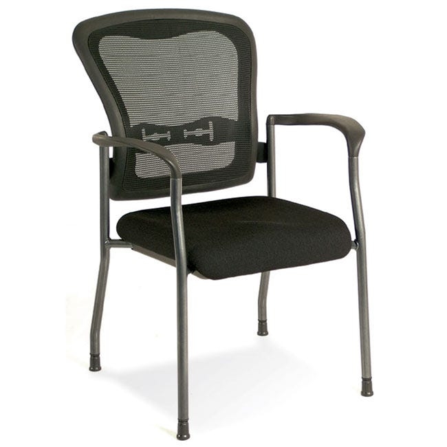 Guest Arm Chair Spice Mesh Back Modern Padded Seat