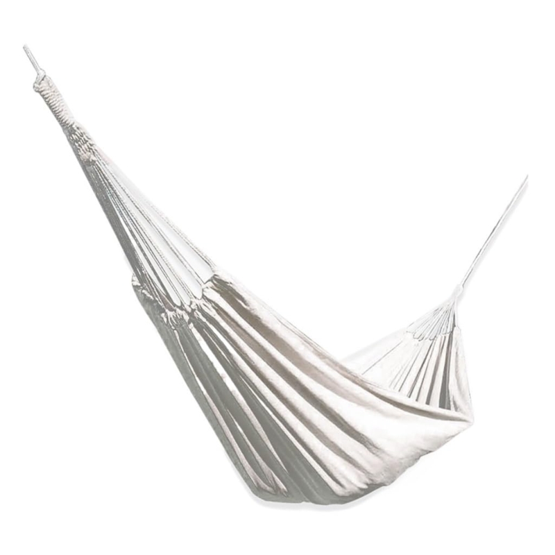Hammock Cream Woven Fabric Tassel Fringe Rope Ends Boho Outdoor