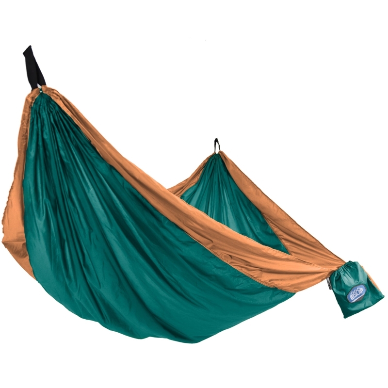 Hammock Turquoise Color Block Integrated Stuff Sack Outdoor Garden Seating