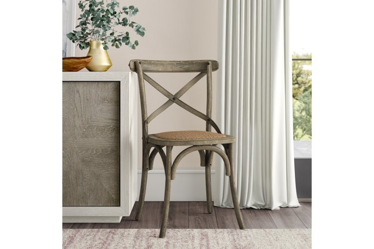 Heathered Gray Bucket Seat Office Chair with Chrome Base