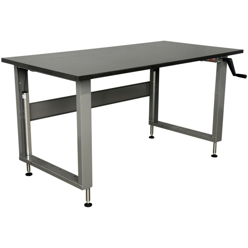 Heavy-Duty Industrial Workbench with Lower Storage Shelf