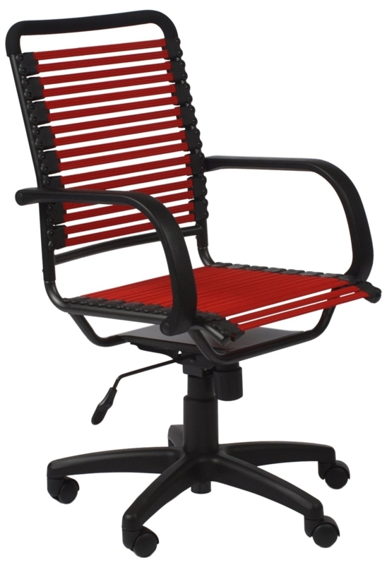 High Back Office Chair with Vibrant Bungee Bands and Loop Arms