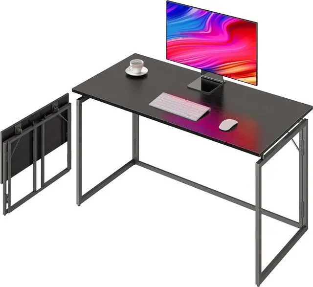Industrial Folding Desk with Portable Design and Folding Mechanism