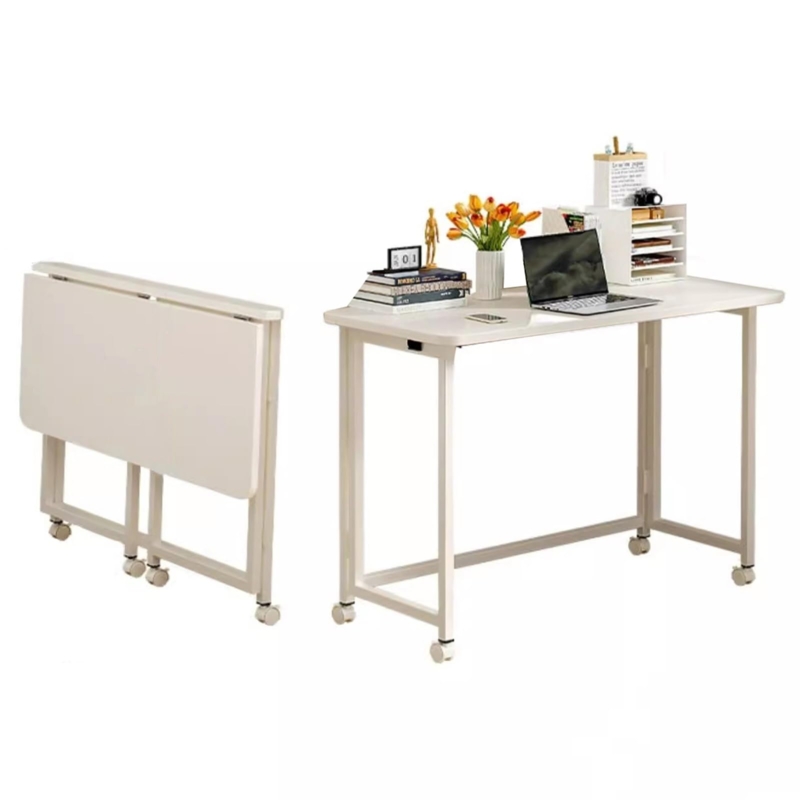 Laptop Desk C-Shaped Frame Mobile Casters Minimalist Rolling Laptop Desk
