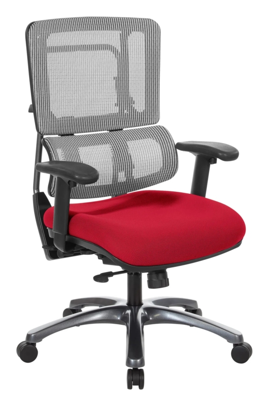 Minimalist Armless Task Chair in Lime Green Mesh