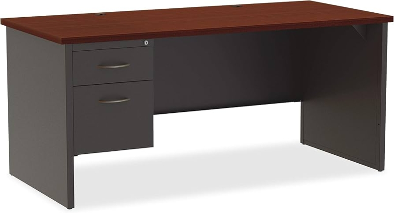 Modular Executive Desk with U-Shape Configuration and Overhead Hutch