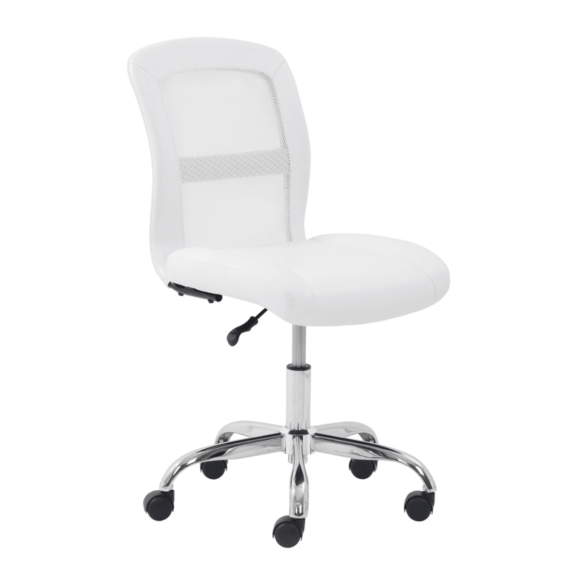 Monochromatic Task Chair with Breathable Mesh Back & Vinyl Seat Cushion