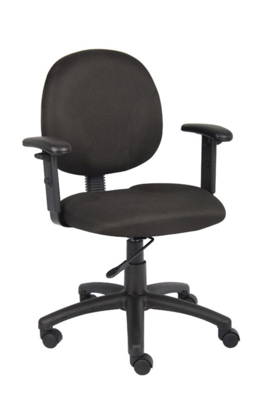 Office Chair Chrome Base Diamond Stitching Faux Leather Modern Swivel
