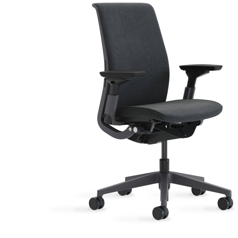 Office Chair Ergonomic Black Horizontal Back Flexors
