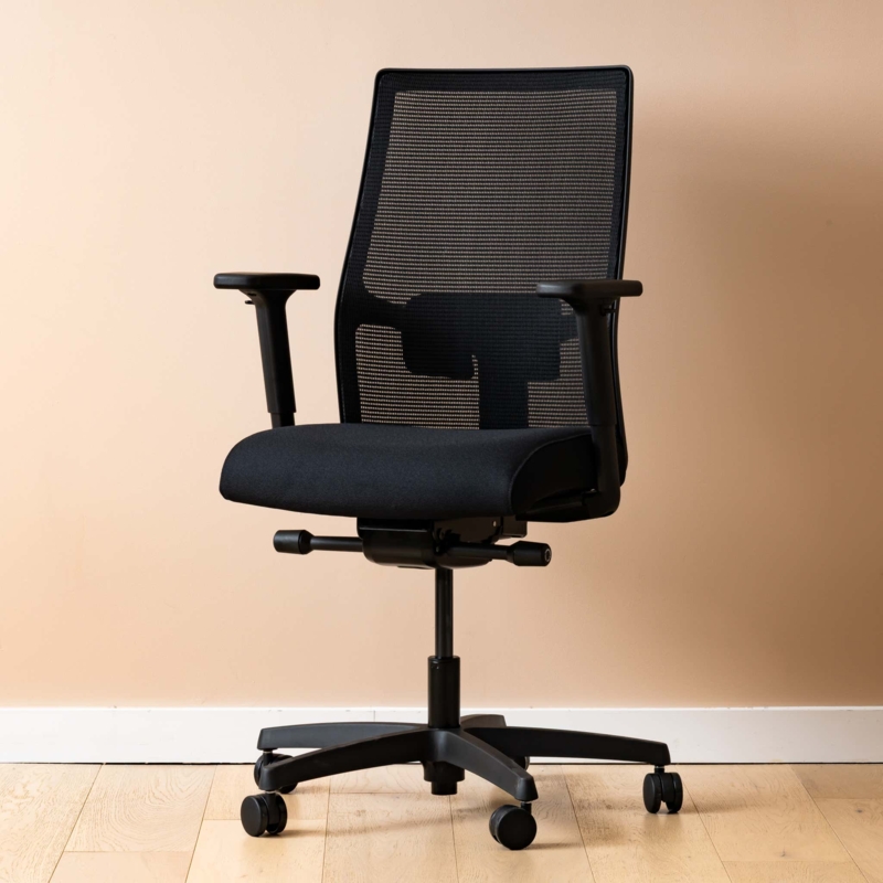 Office Chair Mesh Back Desk Seating Adjustable Arms Rolling Base