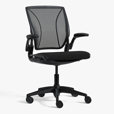 Office Chair Mesh Seat Breathable Back Ergonomic Silhouette Charcoal