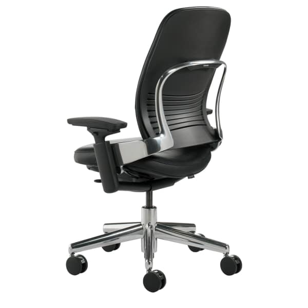 Office Chair Olive Green Upholstery Light Grey Ergonomic Frame