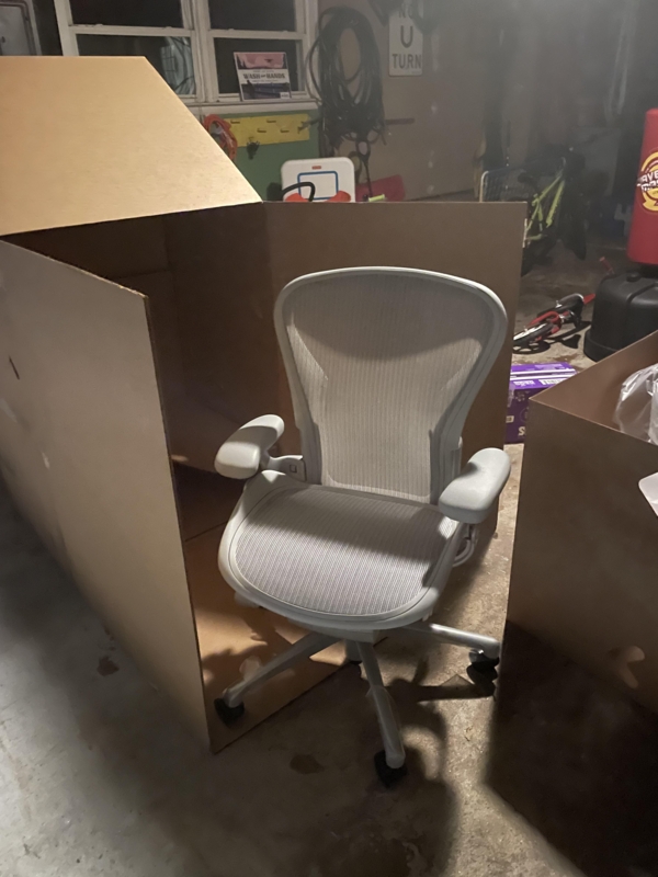 Office Chair Pixelated Back Cyan Frame High Performance Ergonomics