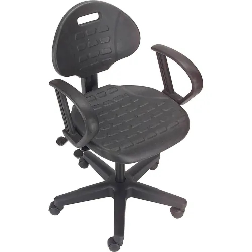 Office Chair Puncture Proof Polyurethane Industrial Loop Arm Design