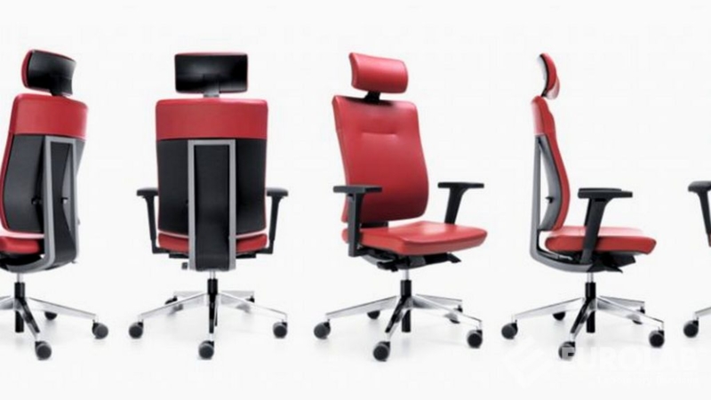 Office Chair Test with Pneumatic Cylinder Pressure in Lab