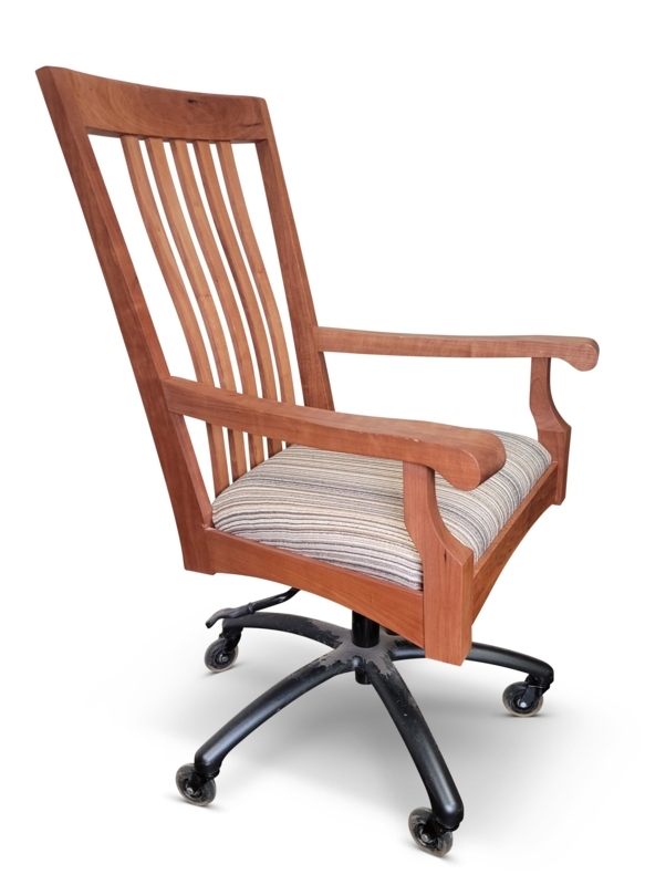 Office Chair Traditional Slat Back Executive Seating