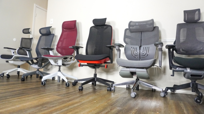 Office Chairs Modern Adjustable Headrests Mesh Back