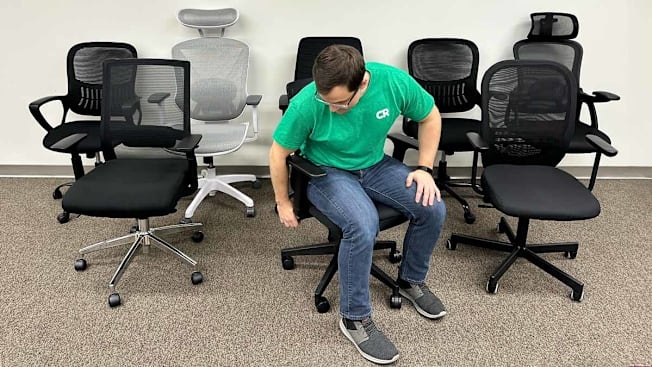 Office Chairs Rolling Casters Adjustable Features Mesh