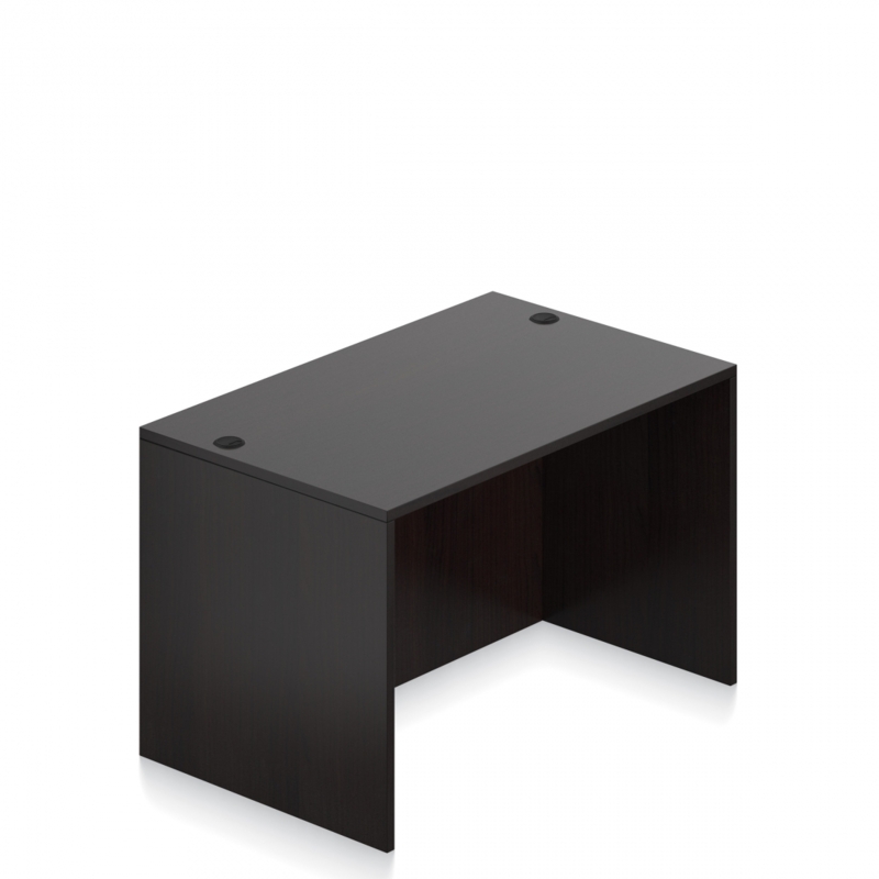 Office Desk Shell Two-Tone Laminate Design Modular Professional Workspace
