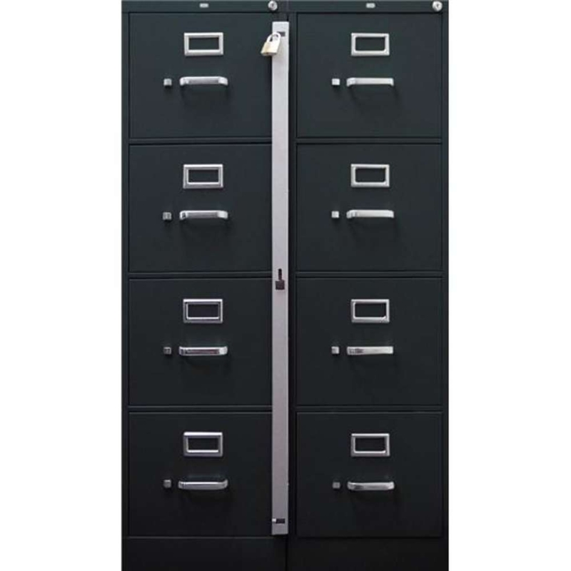 Red File Cabinet Lock Bar Industrial Top Locking Mechanism Security