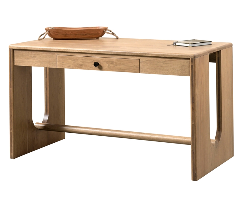Secretary Desk with Hutch Tapered Legs & Fold-Down Front