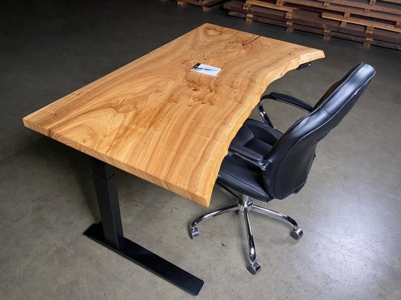 Sit-Stand Desk Base  Collector's Specialty Woods