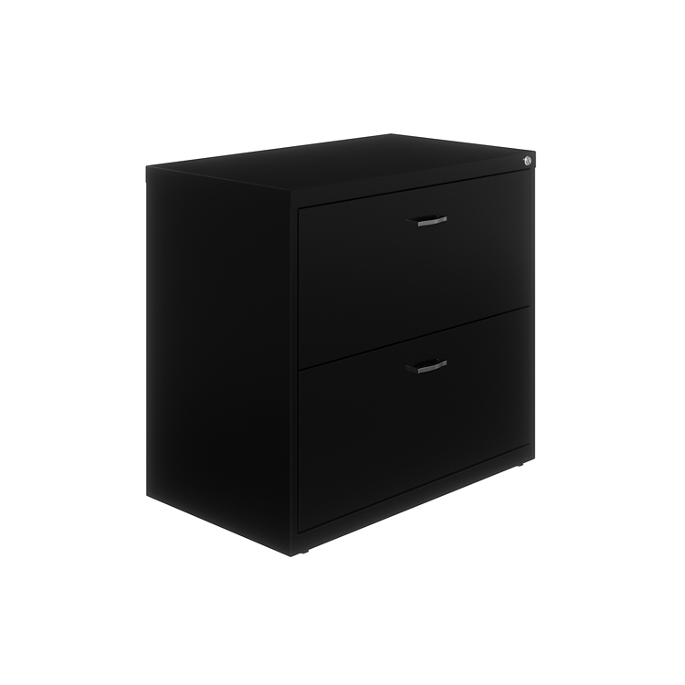 Space Solutions - Home Office Style Lateral File Cabinet, 30 in. Wide, 2 Drawer - Navy