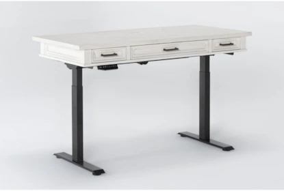Standing Desk Adjustable Height with Integrated Drawer and Digital Controls