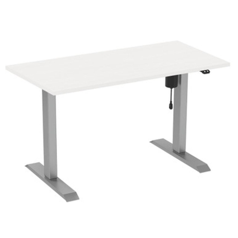 Standing Desk Motorized Height Adjustable with Telescopic T-Shaped Legs