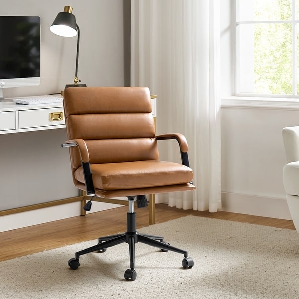 Task Chair with Armless Design and Polished Chrome Base