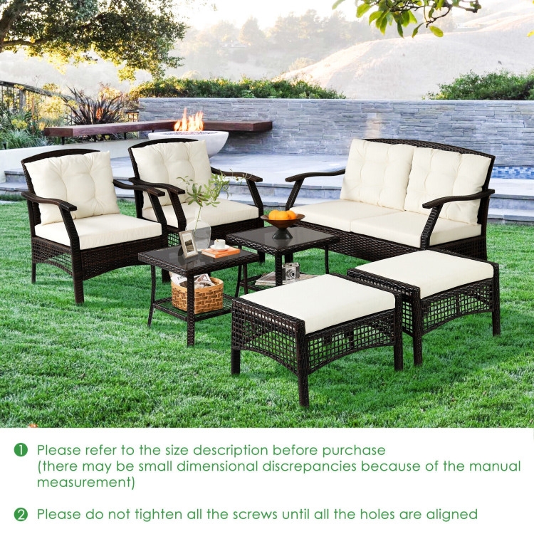 Transitional Outdoor Sectional, Gray Wicker with Glass Top Table
