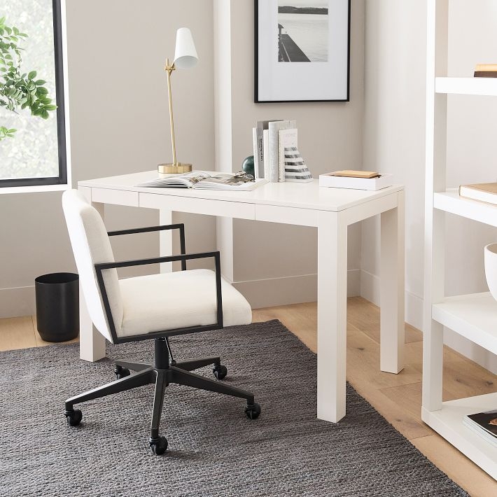 Writing Desk ADA Compliant Clearance Integrated Drawer Thin Apron