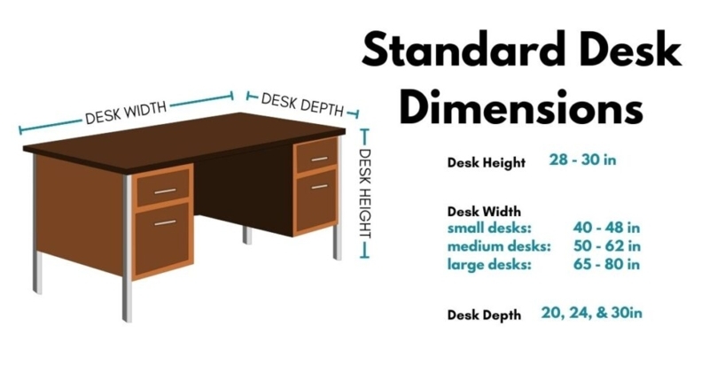 Writing Desk Annotated Measurements White Splayed Legs 60 Inch Width