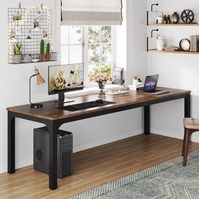 Writing Desk: Minimalist Sled Base & Extra Wide Surface