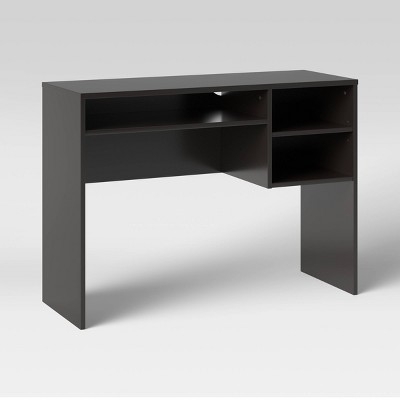 Writing Desk, Side Storage Cubbies, Matte Finish, Slim Legs