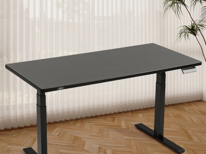 Writing Desk with Tapered Legs and Scandinavian Style