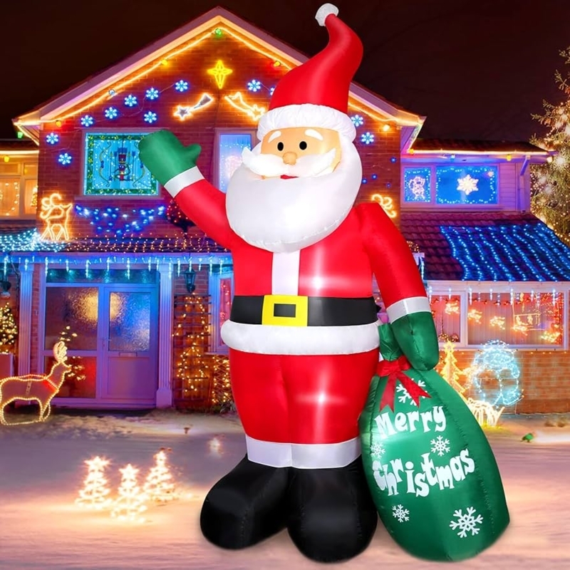 Santa Claus Outdoor Holiday Decorations