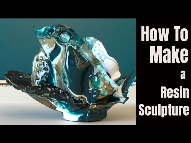 Abstract Translucent Purple Resin Sculpture, Glowing Organic Form