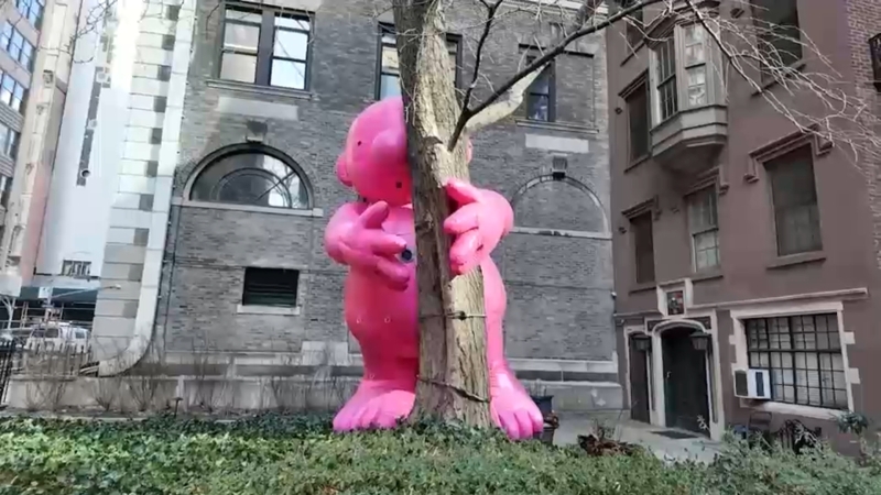 Art Sculpture Amorphous Blob Form High Gloss Finish Pop Art
