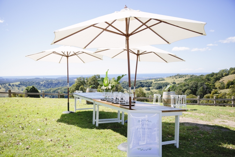 Breezy Coastal Style Market Umbrella Shade Solution