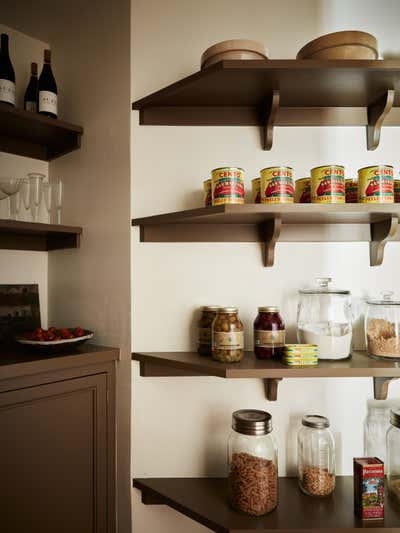 Bright Kitchen Scullery Layout Ideas Blonde Wood Cabinetry Marble