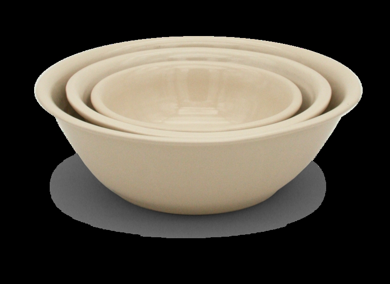 Bronze Hammered Serving Bowl Set with Gold Rim Metallic Finish