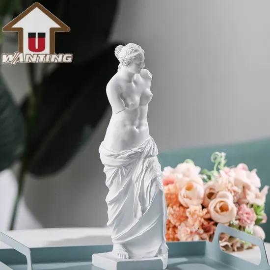 Bust Sculptures Classical Subject Blush Pink Color Matte Finish
