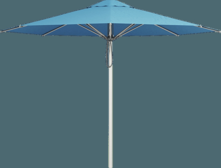 Cantilever Umbrella White Square Canopy Offset Pole Poolside Shade