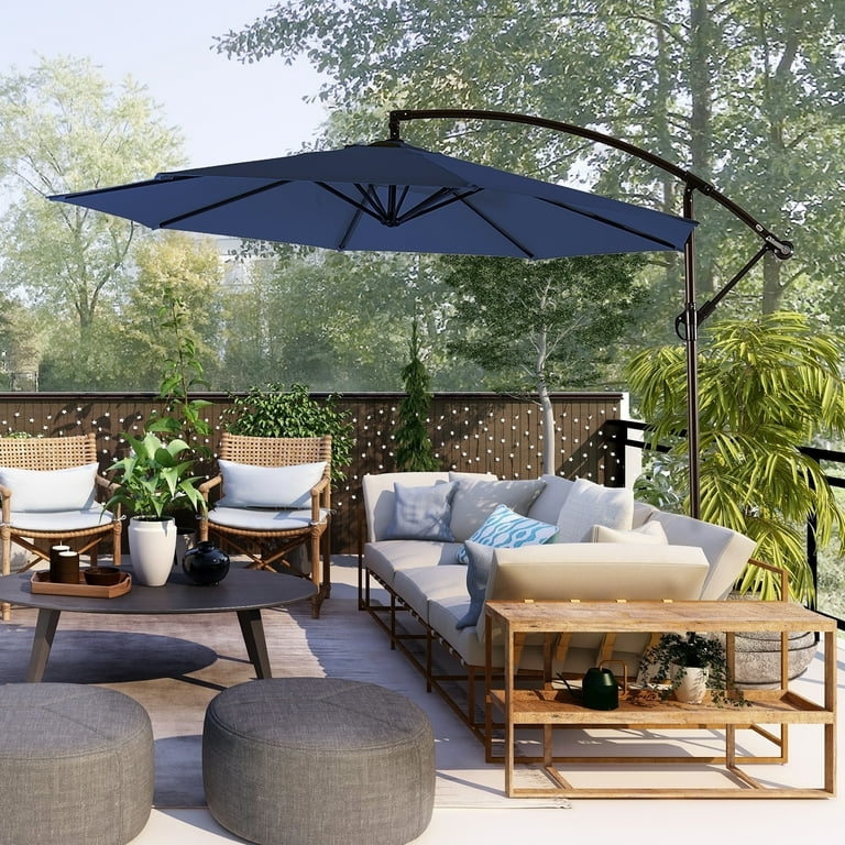 Cantilever Umbrella with Vented Canopy and Offset Pole
