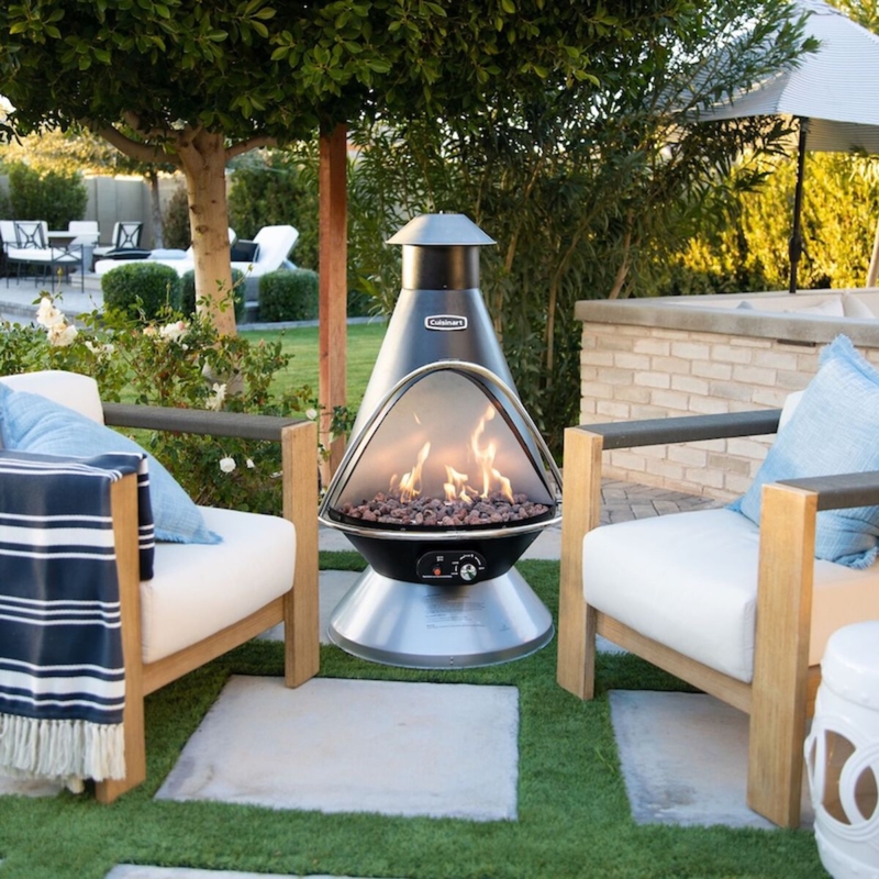 Chimenea Matte Black Pot Belly Traditional Metal Patio Ideas