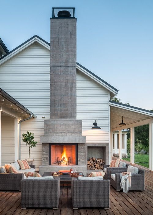 Chimney Stone Design, Tapered Silhouette, Fieldstone Masonry